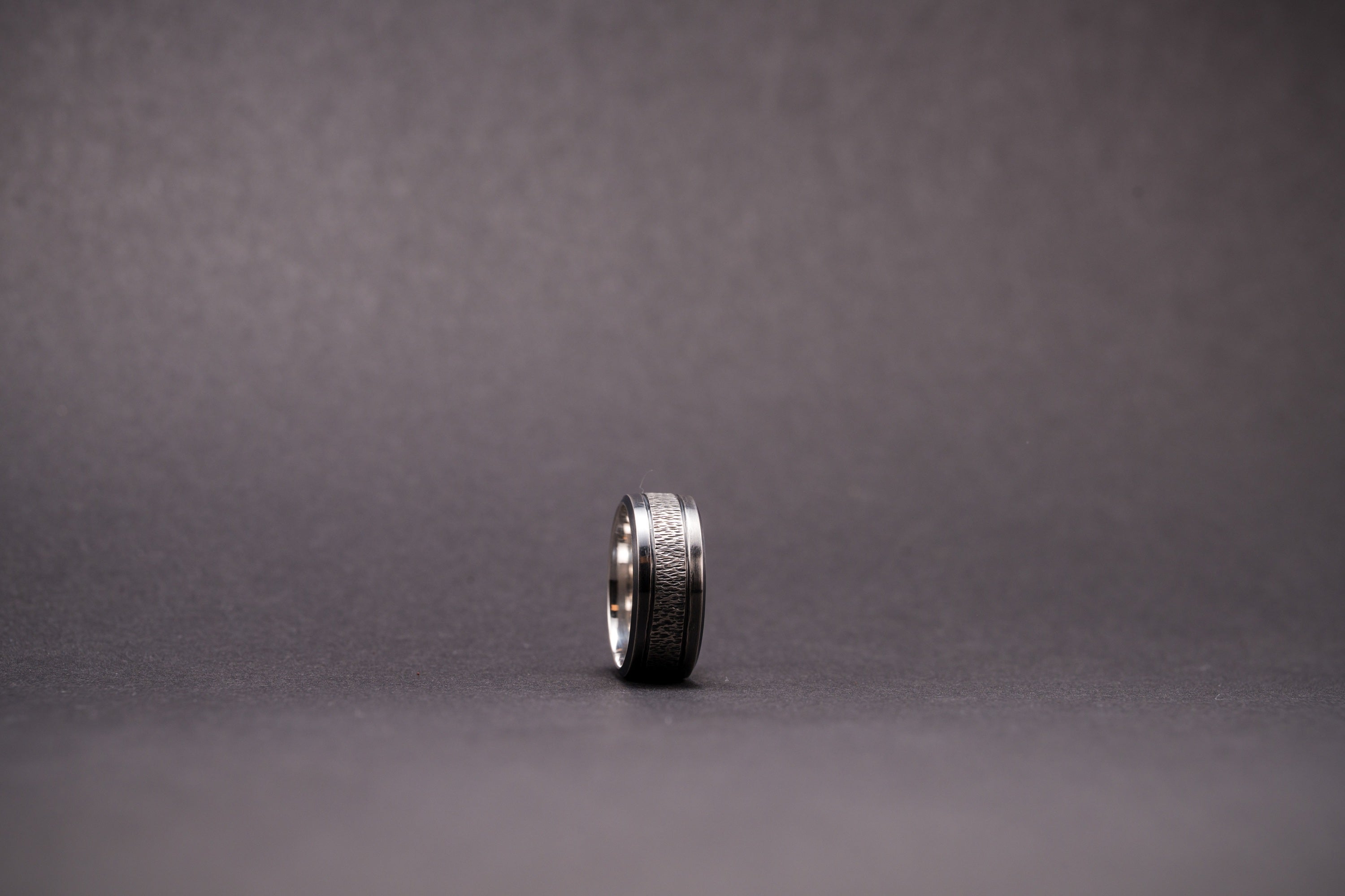 Gefräster Silberring