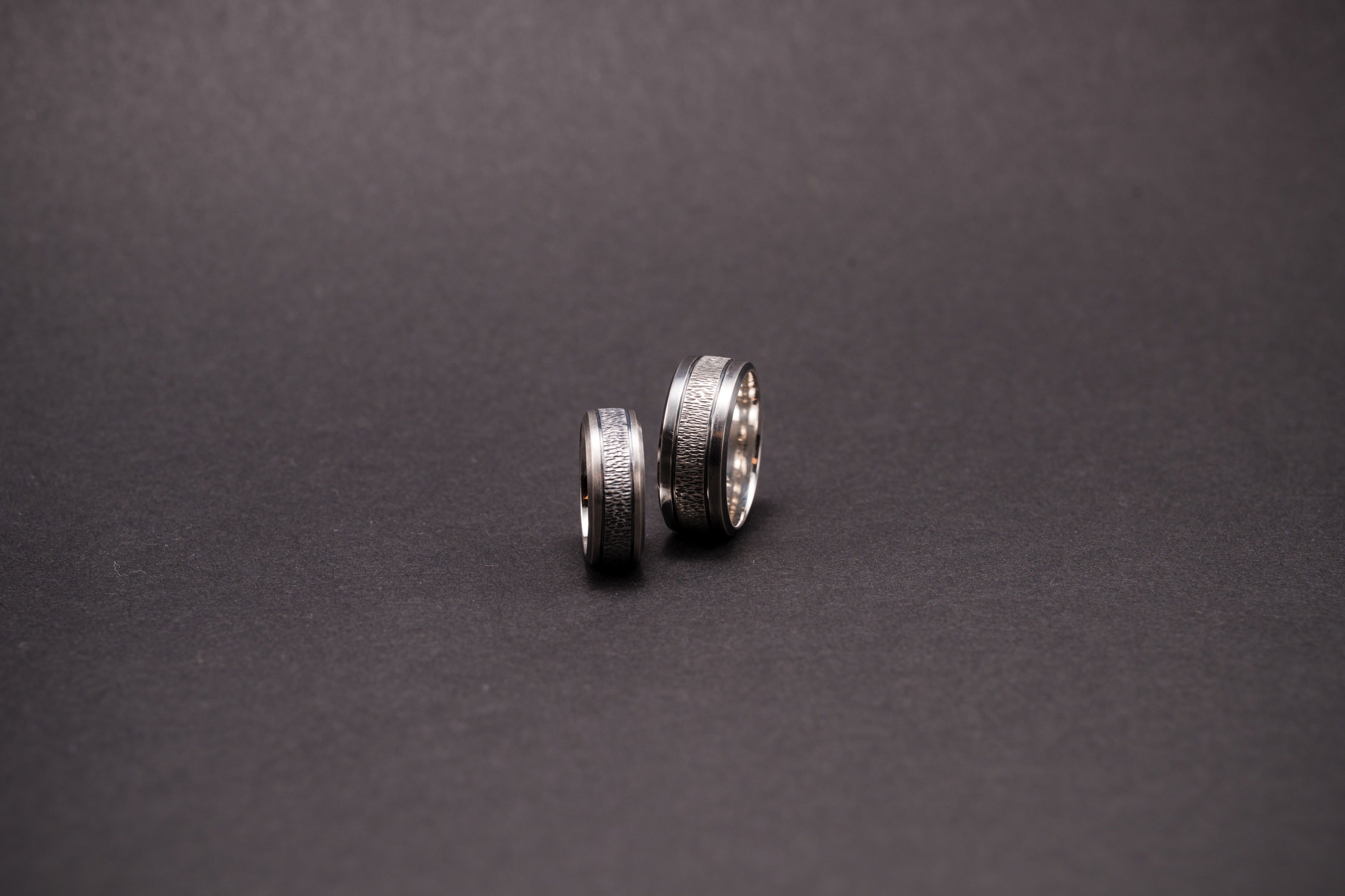 Gefräster Silberring