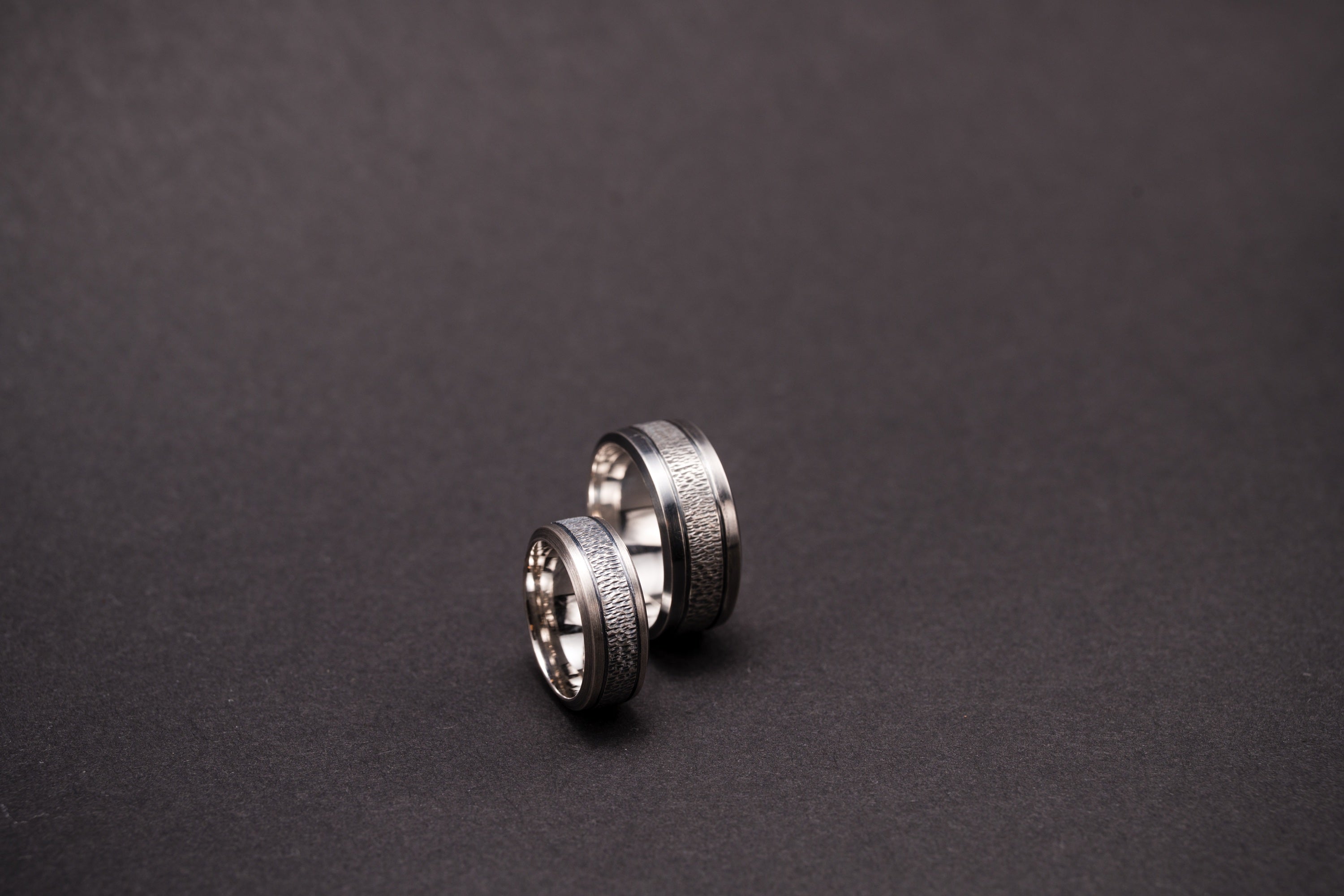 Gefräster Silberring