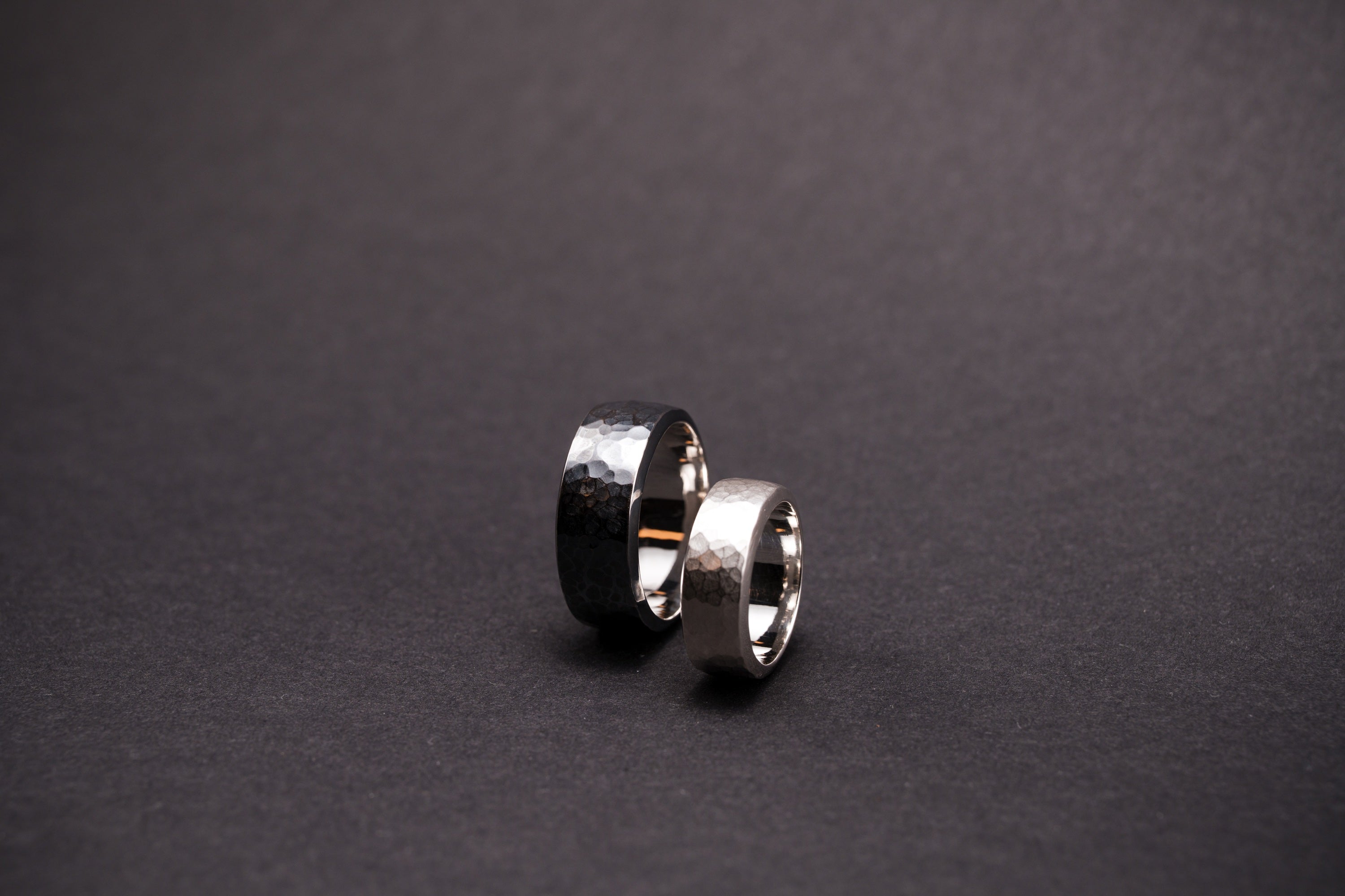 Geschmiedeter Silberring