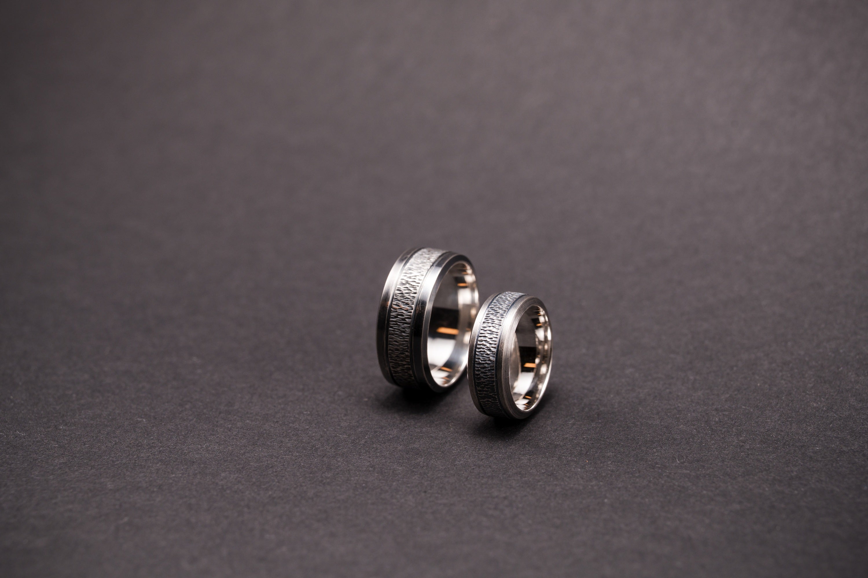 Gefräster Silberring