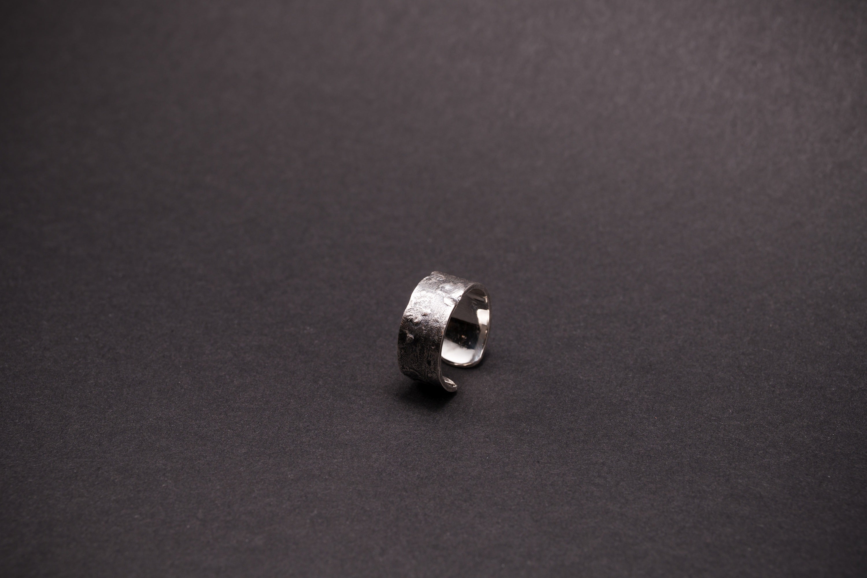 Geschmorter Silberring