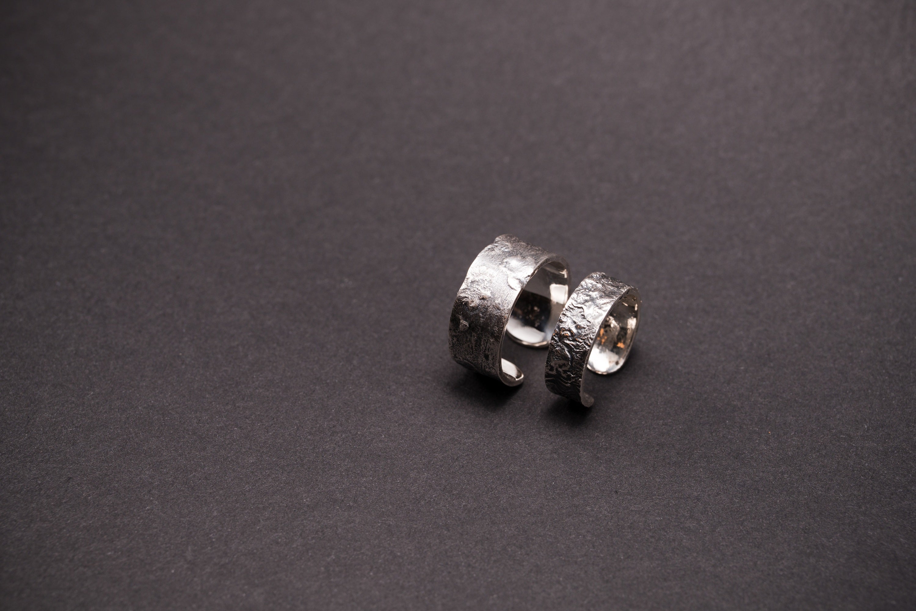 Geschmorter Silberring