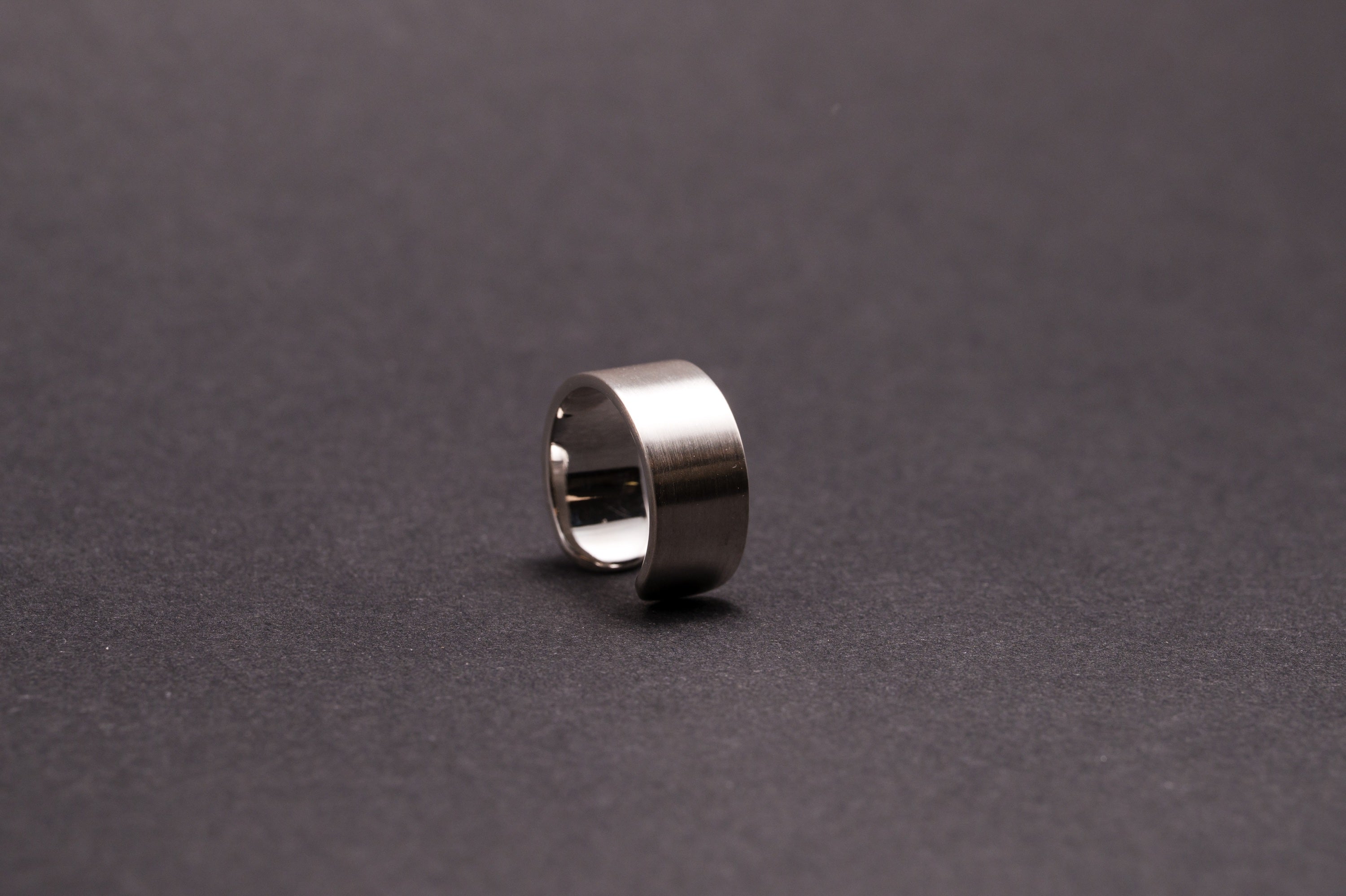 Schlichter Silberring