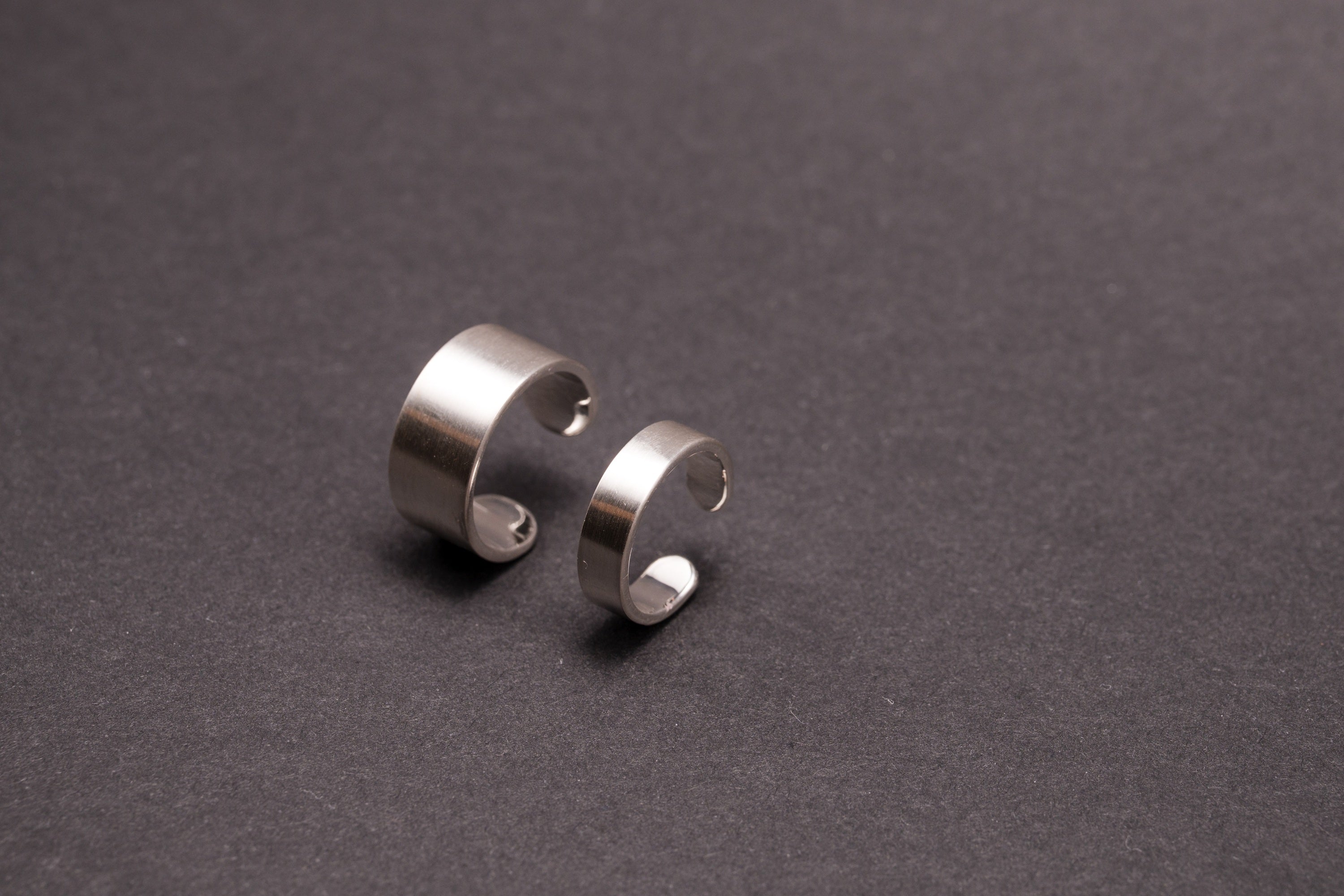 Schlichter Silberring