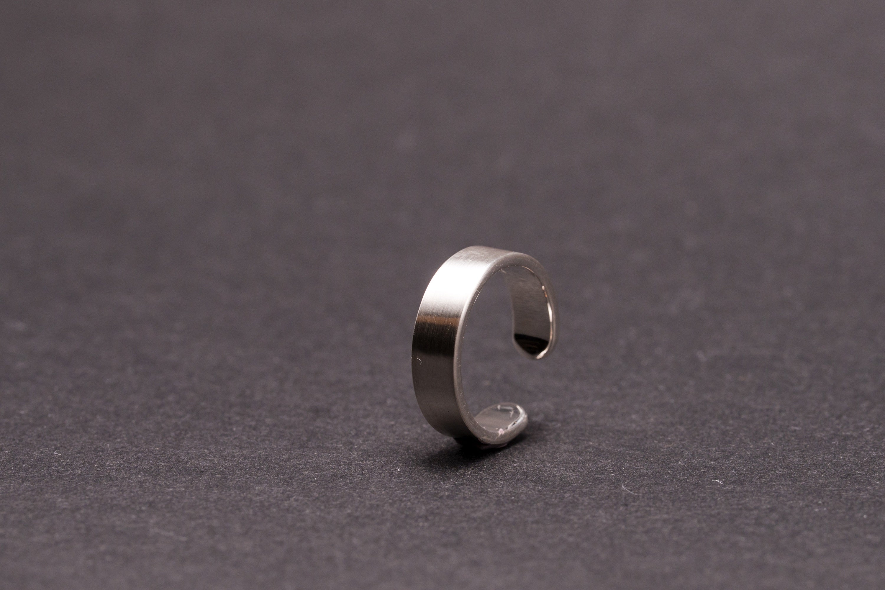 Schlichter Silberring