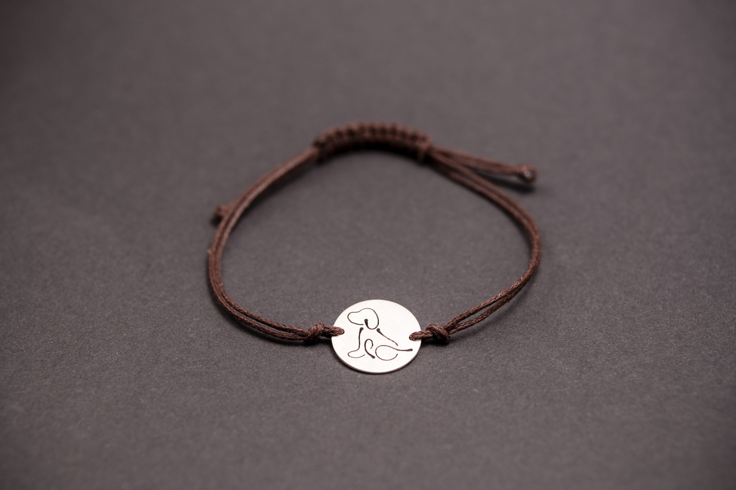 Ausgesägter Anhänger - Armband