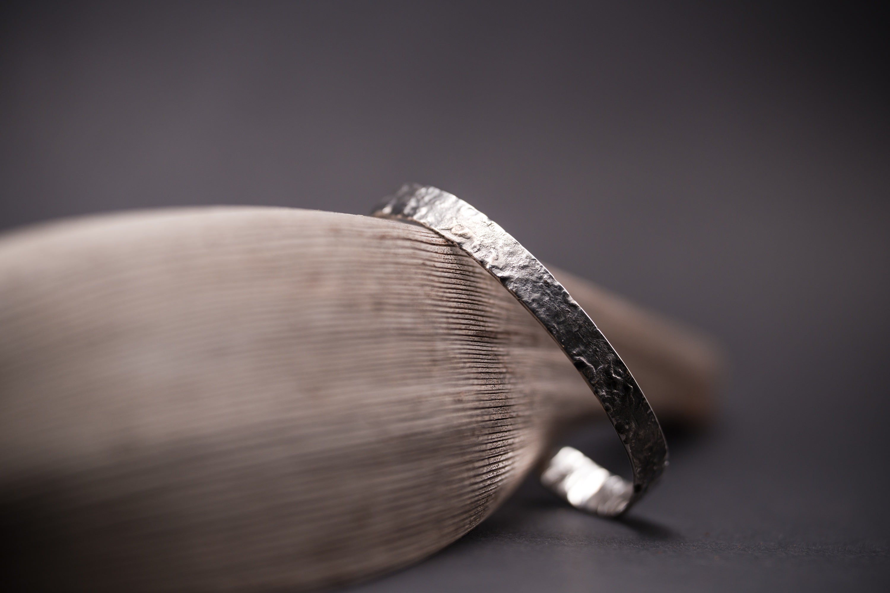 Geschmorter Silberarmreif